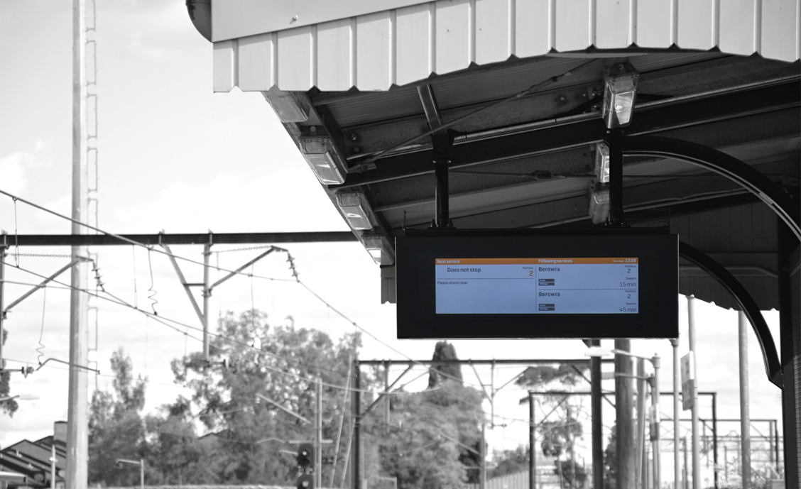 Sydney Trains digital wayfinder