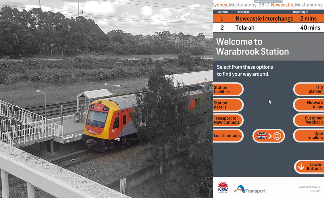 NSW Transport digital wayfinder