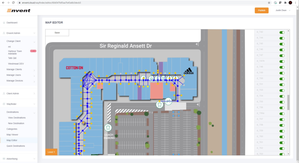 Wayfinder map editor