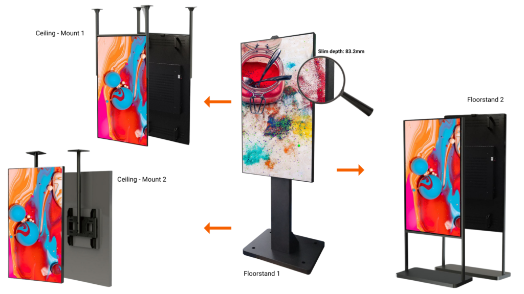 Envent ultra slim digital signage